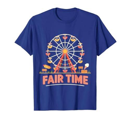 Fair Time County Fairgrounds T-Shirt, Men, Royal Blue, 3X-Large