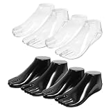 Cabilock 4 Paare Kunststoff Fußform Schuhspanner für Damenpantoffeln