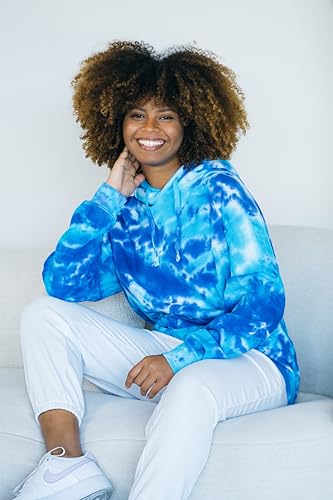Image of Colortone Tie Dye Pullover Hoodies for Women and Men - Classic Fit Sweatshirts