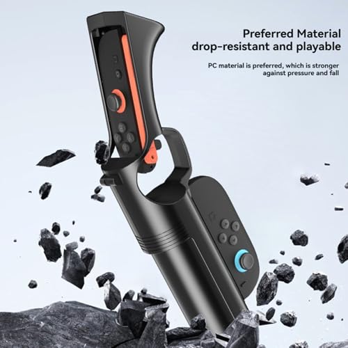 LICHIFIT Shooting Gun Model Controllers Supports pour Nintendo Switch 2 Pistol Shooting Bracket pour Joy-Con 2 Contrôleurs de jeu Stock d’arme à feu pour NS2 Accessoires de jeux de tir (2 pièces) – vue 4