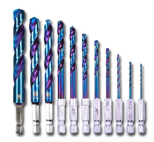 Spyder 11-Piece Drill Bit Set 1/16-inch - 1/2-inch (19018CA)
