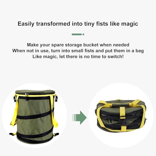 Conteneur d'eau multifonction et seau de camping pliable pour préserver la nature - 7