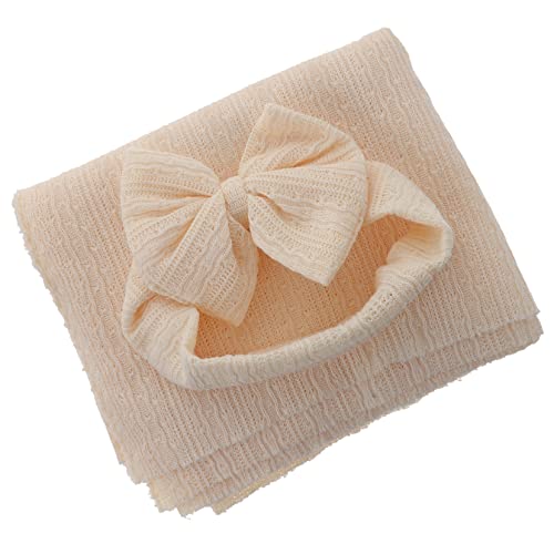 SEWOART De Arrullo para Recién Nacido con Diadema De Lazo Set De En Color Ideal para Envolver y Proteger a Tu Bebé con Estilo y Comodidad