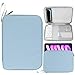 PAPOEEA Taschen für Tablets 9-11" Tablet Tasche Kompatibel mit iPad Pro 11 M4 2024/11 Zoll iPad Air M2 2024/iPad 10th 10,9 2024/iPad Air 5/4 10,9 Blau