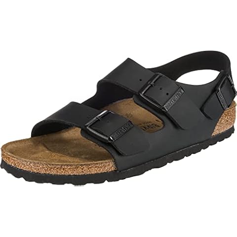 Birkenstock Milano Unisex Sandals in Black Cover
