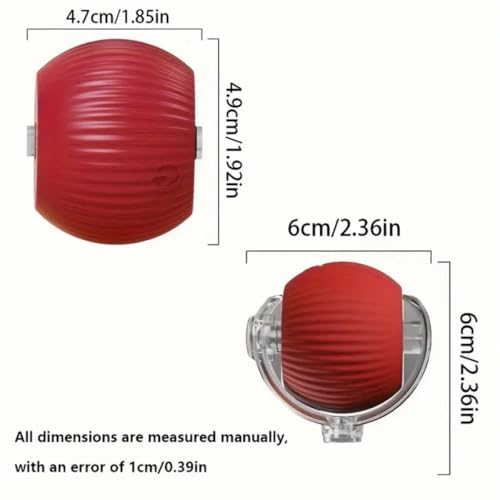 Xinshijie Speedy Tail 2.0 Interactive Dog Ball, Ive Cat Toy for Indoor Cats Kitten, Interactive Cat Toy, Active Rolling Ball With Tail for Dogs (Red) - Image 6