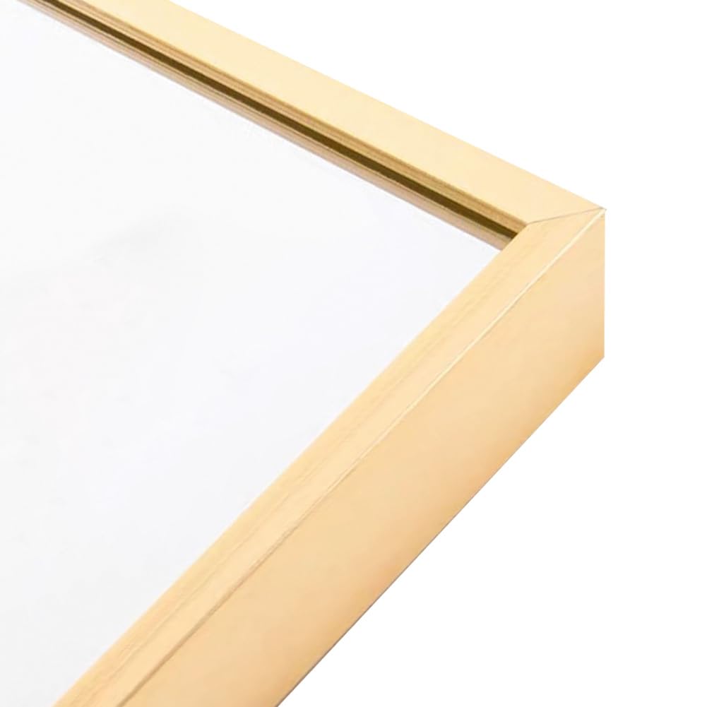 Specchio su piedistallo 150 x 40 cm, specchio a piena lunghezza con cornice in alluminio, grande specchio da parete, specchio da tavolo, con supporto, per camera da letto, soggiorno, corridoio