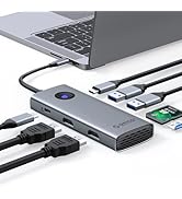 Amazon.co.jp: ORICO 8 in 1 ドッキングステーション 2*HDMI出力 USB C