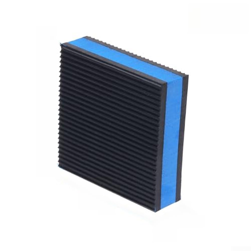 Anti Vibration Pads for Air Conditioner Units Cork Rubber Composite Shock Absorber Noise Reduction Mat Black 10cm x 10cm(120 * 120 * 22.3mm)