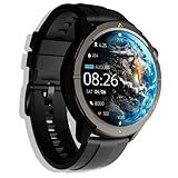 AGM Legion Rugged Smart Watch for Men, 5ATM Waterproof, Shockproof & Drop-proof, 100+ Sports Modes, Bluetooth Calling, Compass, Barometer & Altimeter, 1.43