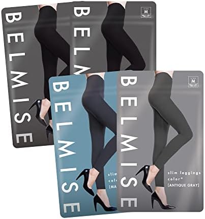 BELMISE レギンス 新商品 LLB ブラック2枚セット 2枚 BELMISE ベルミス スリムレギンス トゥルーブラックLLB