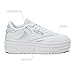 Reebok Club C Extra Platform Sneakers for Women, White Casual Tennis Women's Fashion Sneakers, Womens Shoes Size 5 to 11, Ftwwht/Ftwwht/Pugry3, 6.5 Medium