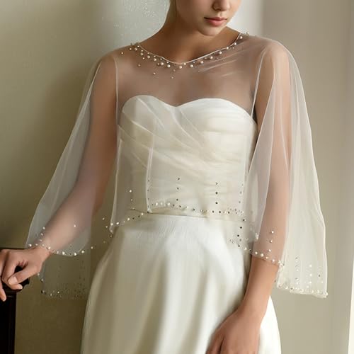 Women Mesh Shawl With Beadwork Rhinestones Seethrough Shoulder Wrap For Special Occasion And Evening Party Wear4