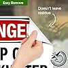 Danger Keep Off Breakwater Sign, 10x7 Inches, 4 Mil Vinyl Decal Stickers Weather Resistant, Made in USA by My Sign Center #4