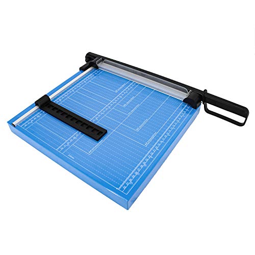 Hfs (R) 12” A4 Paper Cutter Multi-Purpose Trimmer For Copper Sheet, Leather, Plastic Sheet, Iron Sheet, Non-Woven Fabric 12 Sheets 80-Gram Paper Vinyl Cutter #TOP1