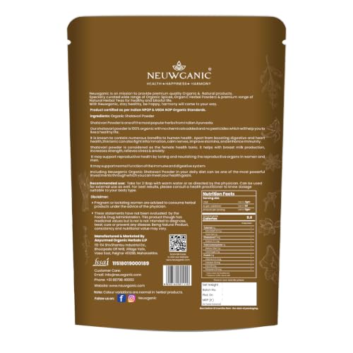 Image of Organic Shatavari Powder - Use for Improving Breast Milk Production, Women Overall Health | 200 Gm