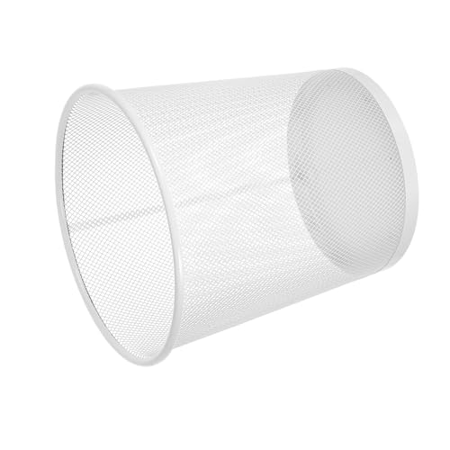 Mipcase Cubo De Basura De Metal Forjado Para Escritorio Oficina Hogar Redondo Accesorios Para Cubos Papelera De Escritorio