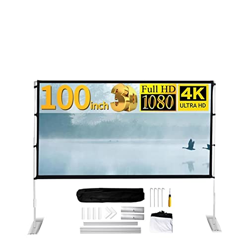 Pantalla portátil plegable para proyector 100 pulgadas 16:9