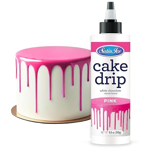 Satin Ice Cake Drip Pink