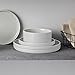 Noritake ColorTex Stone White 16-Piece Dinnerware Set, Service for 4