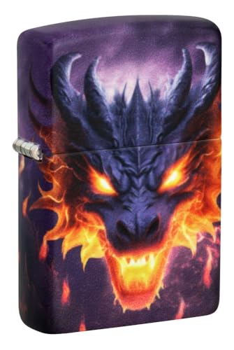 Image of Zippo Glowing Dragon Design 540 Color Glow in the Dark Pocket Lighter