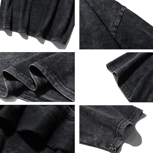 acsewater Washed Retro Tide T-Shirt Summer New Berserk Anime Printing Loose Short-Sleeved T-Shirt Do Old Tops