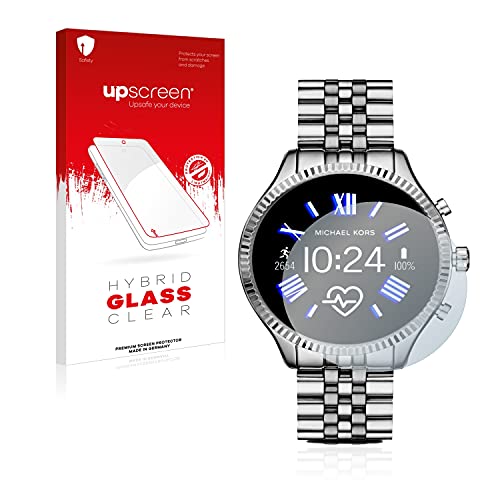 upscreen Screen Protector Film compatible with Michael Kors Access Gen 5 Lexington - 9H Glass Protection, Extreme Scratch Resistant