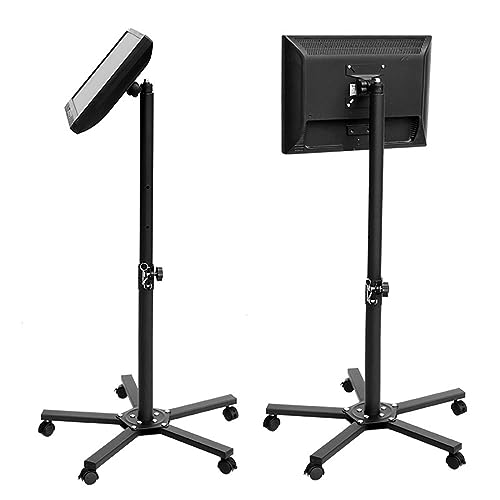 Soporte móvil para TV de 14 a 27 pulgadas, altura ajustable miniatura 7