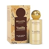 Bellavita Luxury Vanilla Eau de Parfum | 100 ml (3.4 fl.oz.) | Perfume for Men and Women | Gourmet, Coconut, Vanilla and White Musk Notes | Women's Day Special