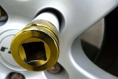 FAMEX 10886-3N-KS Drehmomentschlüssel 1/2 (12,5mm) | 30-210 Nm mit Kalibrierschein - Sparset mit Schoneinsätze für Radschrauben | für Auto PKW Van