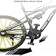 Simulations mini fahrrad-Legierung Fahrradmodell - Metall Mountainbike Downhill Rennmodell, Detailliertes Spielzeugauto für Kinder, Sammlermodell & Deko-Rennwagen (Schwarzes Legierungs-Mountainbike)