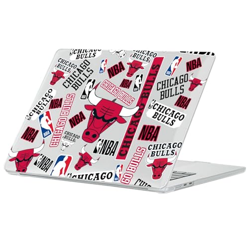 Coque MacBook Air 13.6 Chicago Bulls Head Case transparente A2681 A3113 A3240
