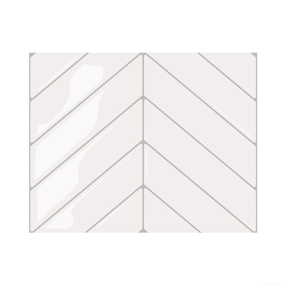 Crédence cuisine 3D étanche lot de 10 dalles épaisses anti-humidité pour salle de bain