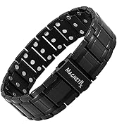 MagnetRX 3X Strength Titanium Magnetic Bracelet – Arthritis and Carpal Tunnel Pain Relief Magnet...