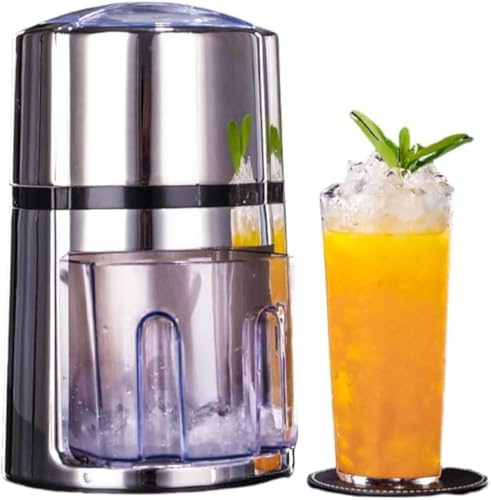 SLLS アイスクラッシャー かき氷機 手動 砕氷機 かき氷器 使いやすい クイックアイスクラッシャー 人気 ポータブル ステンレス鋼刃 氷/ワイン/アイスクリームに対応 家庭用 飲食店 業務用 調理器