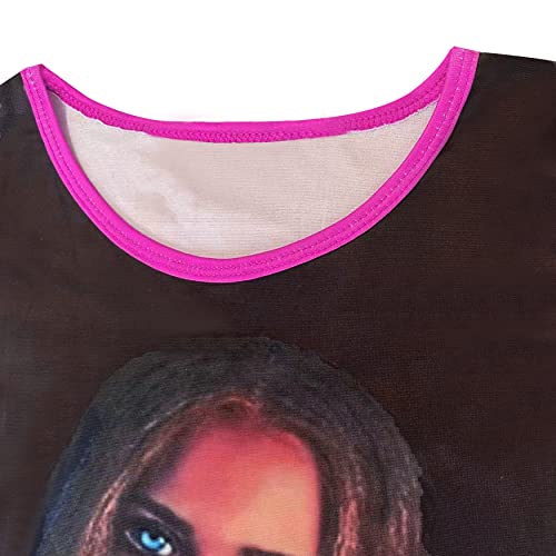 Facdem Girls Doll Costume Dress Toddler Princess Horror Movie Ruffle Sleeve Dresses Summer Party Gift Clothes Outfit #TOP1