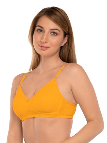 Image of DAISY DEE Women's Girls Cotton Non-Padded Wirefree Seamless Full Coverage Comfortfit Everyday Use T-Shirt Bra - NDSZN