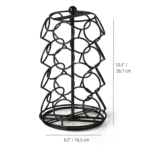 Starfrit Coffee Pod Capsule Carousel - Holds up to 24 Keurig K-Cups Pods - Spins 360-Degrees - Lazy Susan Platform - Black by Starfrit - Image 2