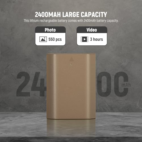 NEEWER NP-FZ100 2400mAh Battery for Sony A7R V A7S III A7 IV, USB-C Charging Cable, Compatible with Sony ZV-E1, FX3, FX30, A1, A9,A9 II, A6600, A7C - Thumbnail 3