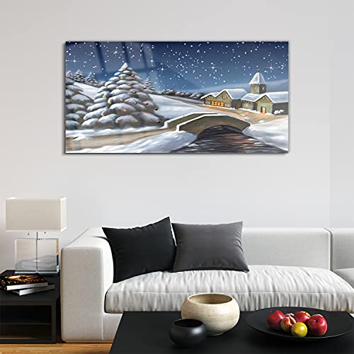 Tableau acryl winter holy landscape évasion garantie