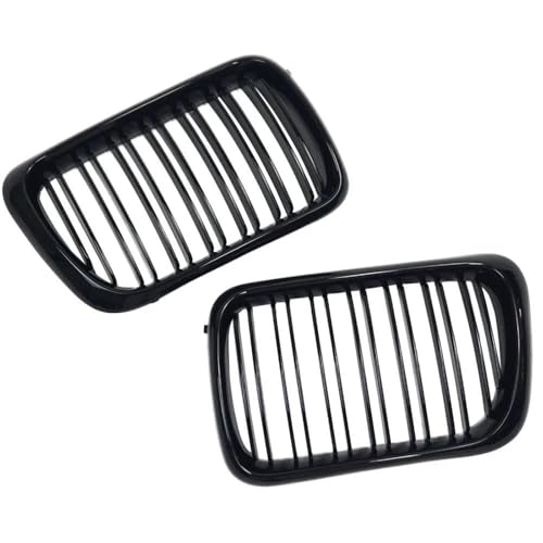 Calandre avant pour BMW E36 noir brillant double ligne calandre de capot sport