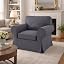 Polyester Flax Dark Gray, Ektorp Chair