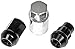 Dorman 713-375A Black Acorn Wheel Nut Lock Set Compatible with Select Models, 20 Pack