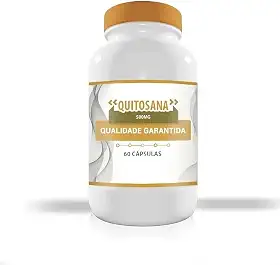 Capsula Quitosana 500mg Quantidade:60 cápsulas