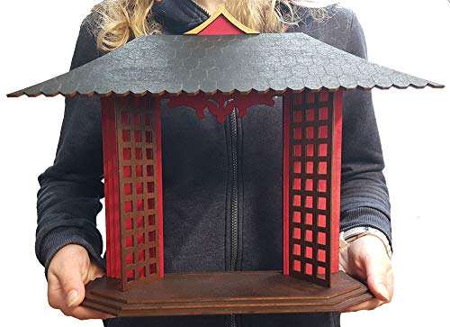 Tanno Design Japanisches Eingangstor, Schrein, Torii, Pforte, Eingang - rot/schwarz 35 x 30 cm Cover