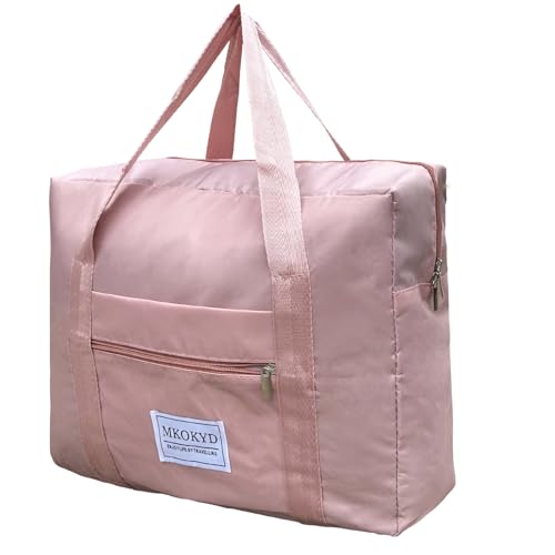 Large Duffel Bags for Travel, 70L Foldable Travel Tote Bags, Weekender Overnight Bags for Men & Women with Trolley Sleeve