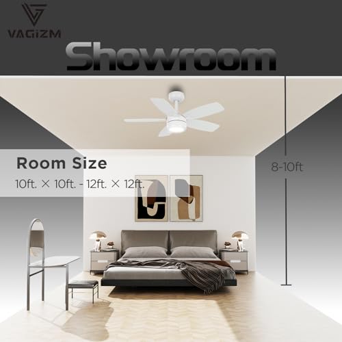 Vagizm 36 Inch Quiet Sleek Ceiling Fan with Light and Remote by Vagizm - Used condition - Image 2