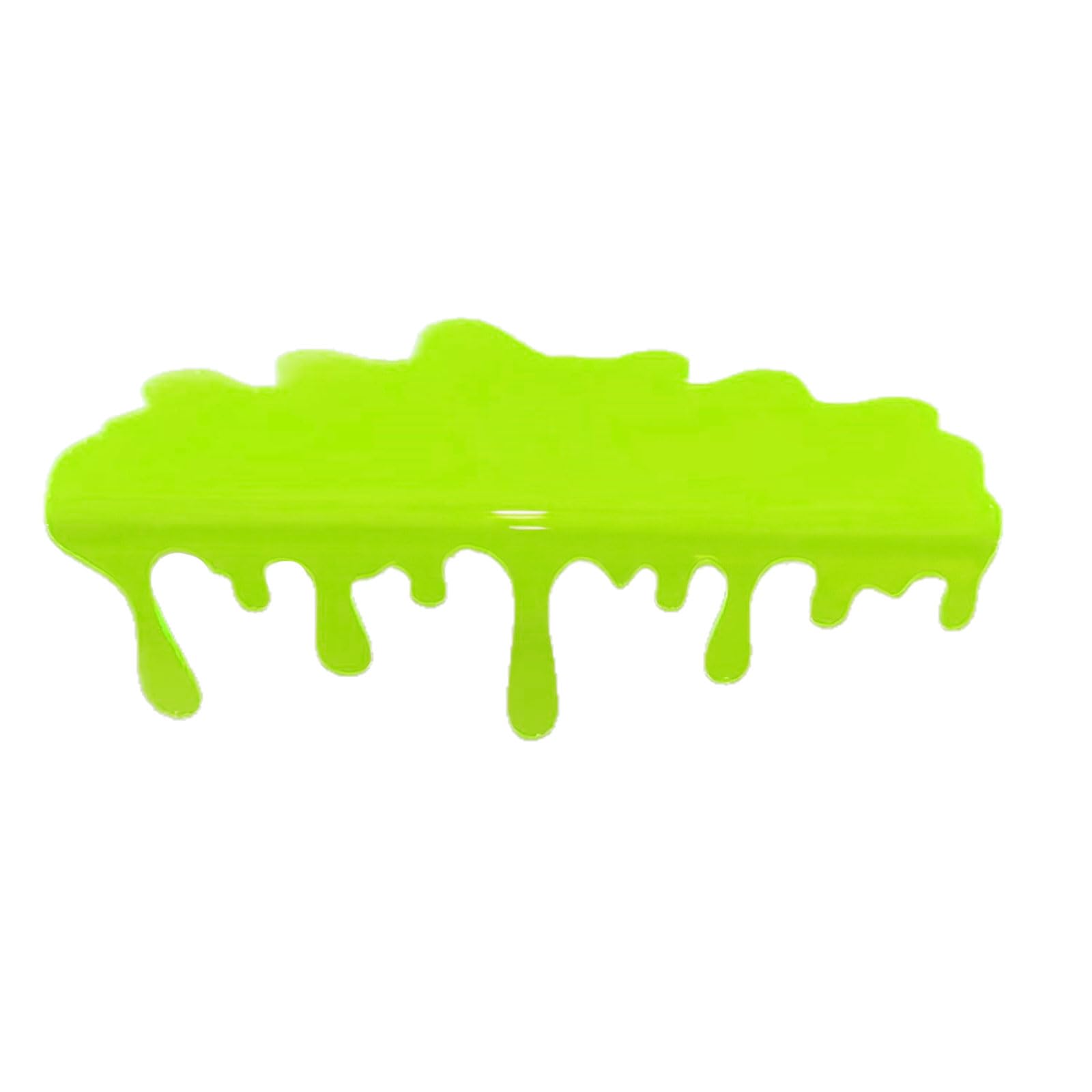 Greabuy Fluorescent Wall Shelf Wall Mounted Floating Shelf for Plant Figurines Display Walled Mounted Storage Shelves Decors Storage Shelves