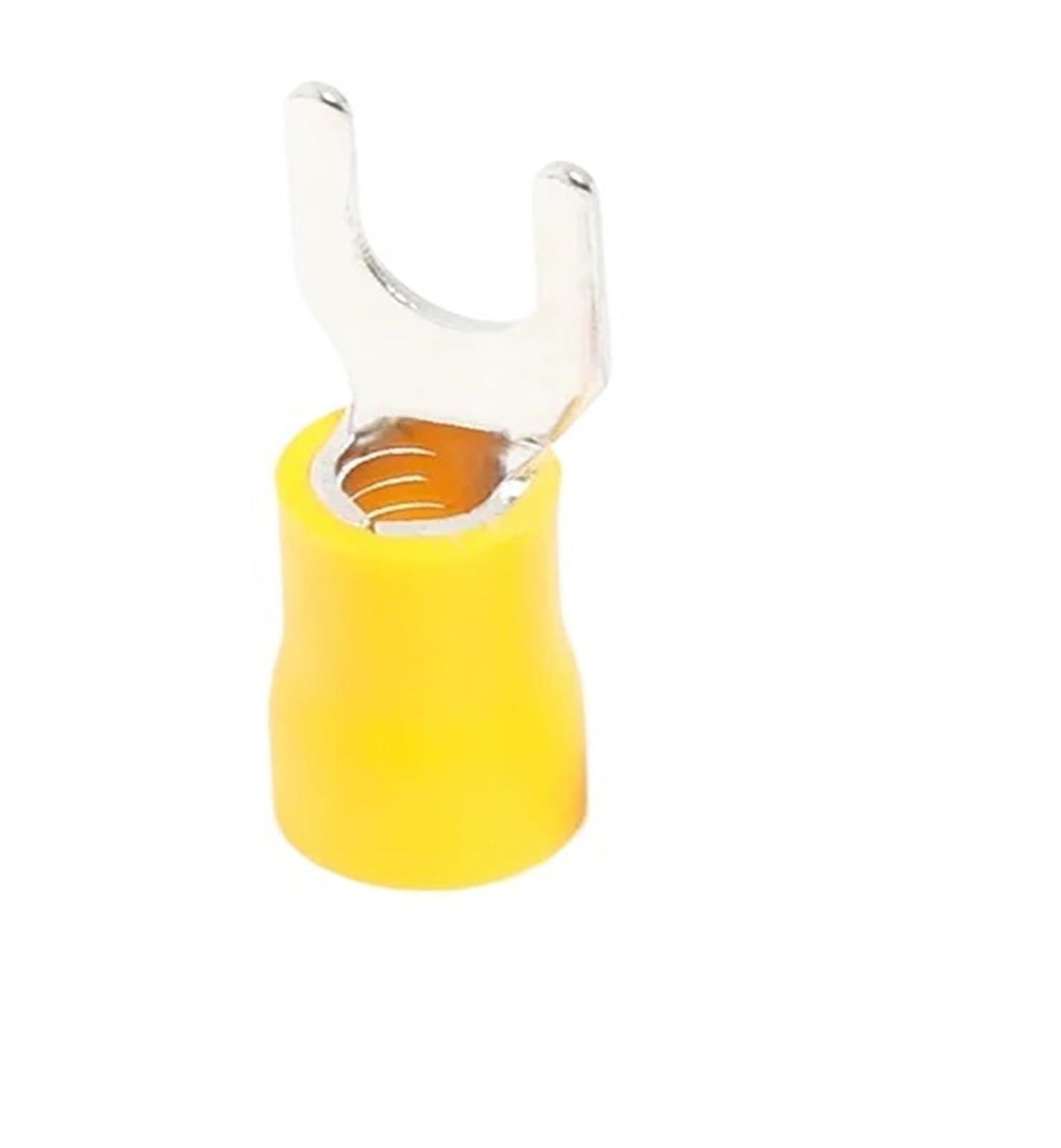 Lot de 500 cosses à fourche à sertir, isolantes, à connexion rapide, for câbles électriques, connecteurs de fils M4/M5/M6(SV5.5-5-500PCS)