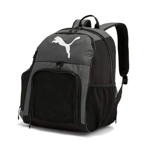 PUMA Herren-Rucksack mit Trickball-Motiv, Grau